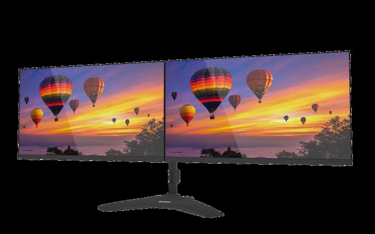 Large Format Dual Monitor Stand TS732V 0517 LED 1 Image