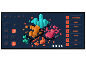 Planar URW Touch Map Landscape 1920X1338