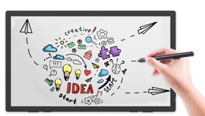 Planar Helium PCT2495 Hand Stylus Drawing 1372X755