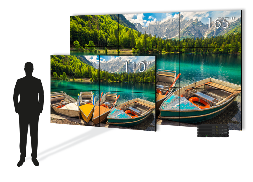 Planar Clarity Matrix G3 Complete Lcd Video Wall Display Diagram 1712X1284 Image