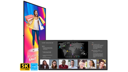 Planar URW 2Up Montage Retail Touch ENERGYSTAR 1714X964