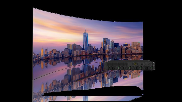 DL Slim Curved Electronics Reflection Image