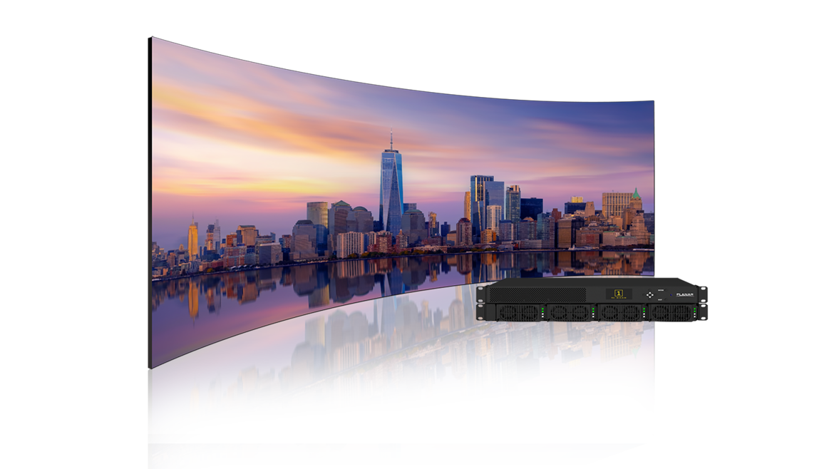 DL Slim Curved Electronics Reflection Image